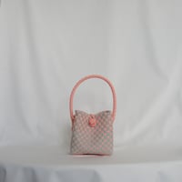【6月29日(月)〜7月3日(金)発送】 BÉBÉ BAG No.13 ' gingham ' _Cotton Candy