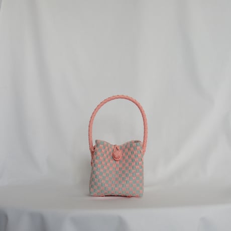 【6月22日(月)〜6月26日(金)発送】 BÉBÉ BAG No.14 ' gingham ' _Cotton Candy
