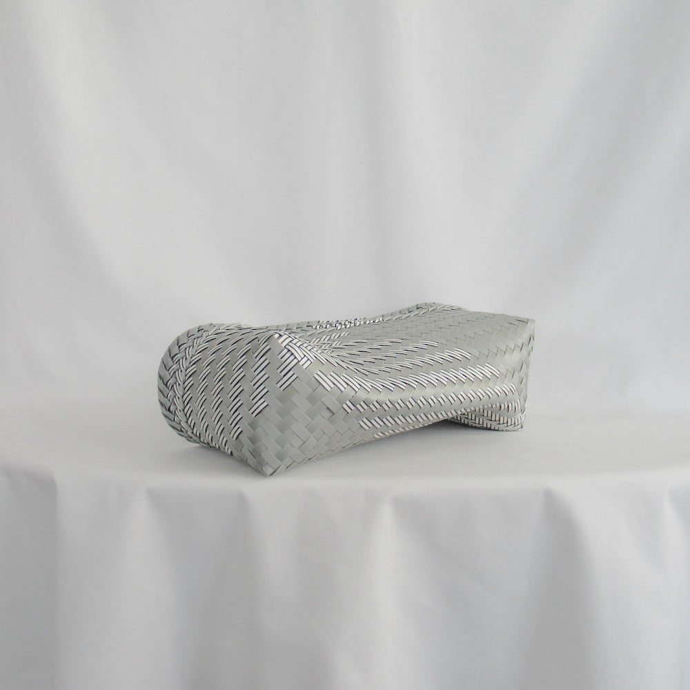 mekearisa メケアリバッグ ボストン メタリックシルバー mekearisa メケアリバッグ ボストン メタリックシルバー MEKEARISA