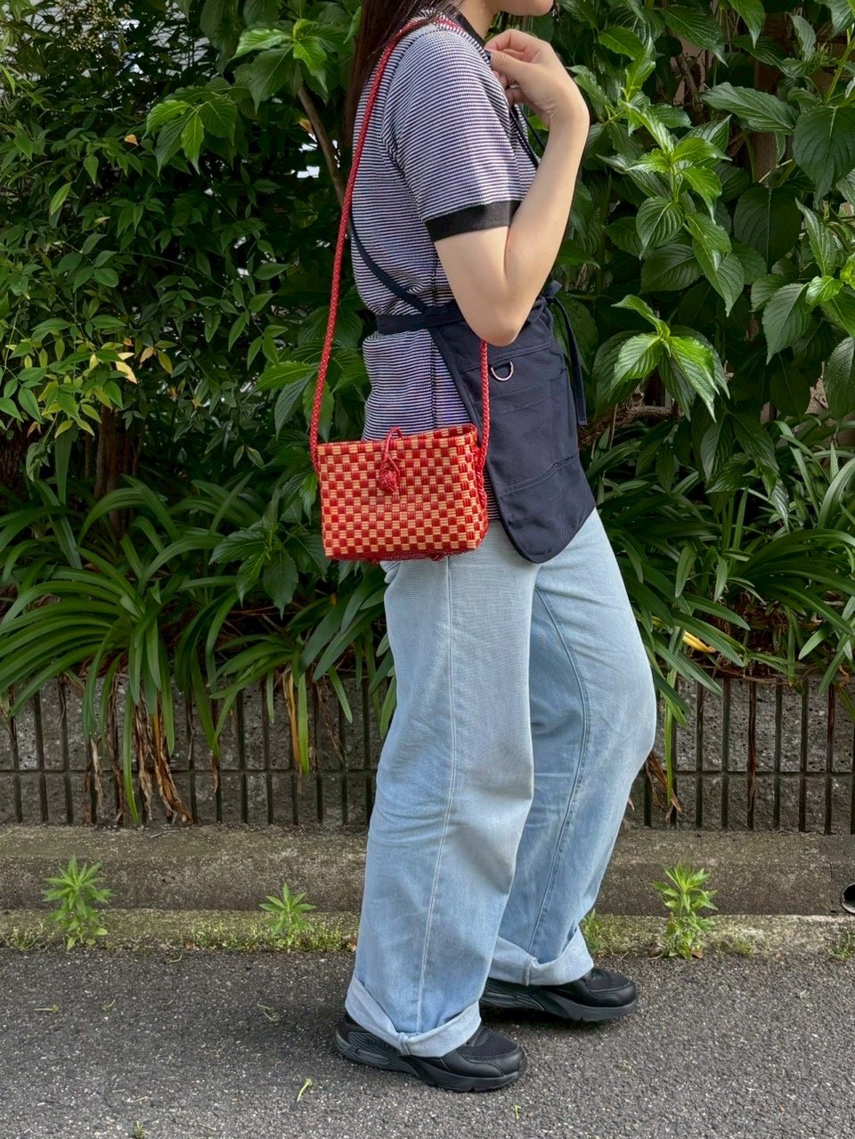 新品未使用mekearisa / HELLO BAG (urban taupe) 8月3日(月)〜8月7日(金)発送】 Hello Bag No.20 ' gingham '