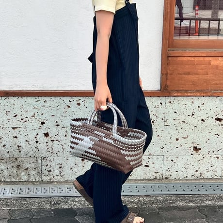 【7月27日(月)〜7月31日(金)発送】 Mekearibag BOUQUET(cross) No.11 _Mocha Silver