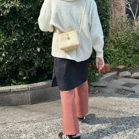【9月28日(月)〜10月2日(金)発送】  Hello Bag  No.7 _ Eggnog (soft)