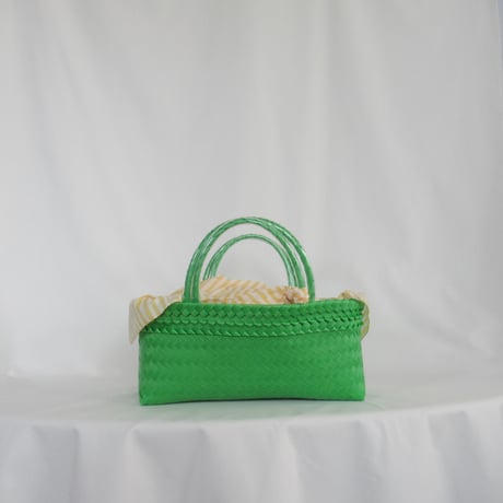 【6月29日(月)〜7月3日(金)発送】  Bag×Handkerchief［H］Mekearibag BOUQUET _Pure Green