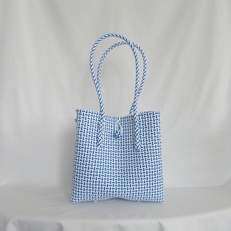 【6月8日(月)〜6月12日(金)発送】 Gummy Bag No.16 (Size: M) _Blue × White