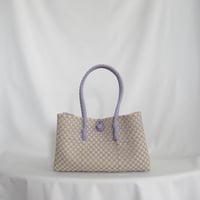 【10月26日(月)〜10月30日(金)発送】 BOSTON BAG No.34 'gingham'  _Earl Grey Milk Tea