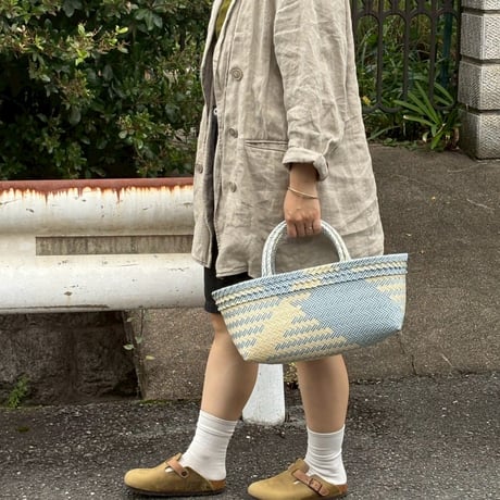 【6月8日(月)〜6月12日(金)発送】  Mekearibag BOUQUET(cross) No.8 _Yasashii Blue × Butter