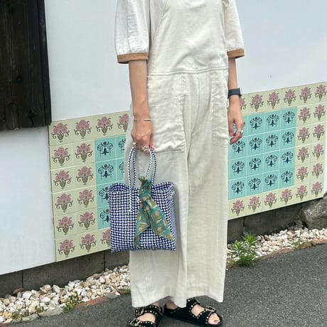【6月22日(月)〜6月26日(金)発送】 Indian Cotton Handkerchief [B] - GREEN72