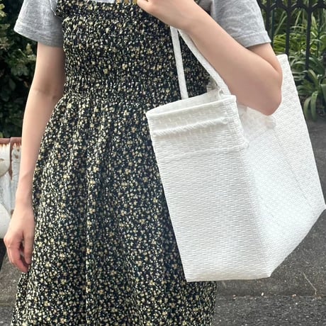 【7月13日(月)〜7月17日(金)発送】 Gummy Bag No.21 (Size: L) _Egg Shell White
