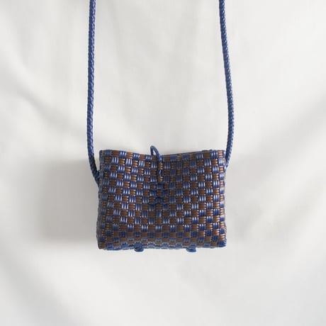 【6月8日(月)〜6月12日(金)発送】 Hello Bag No.21 ' gingham ' _Azzurro e Marrone