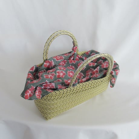 かごバッグ mekearisa mekearibag L takana gohan 🥬🖤 mekearibag L｜Takana 久しぶりにtakanaを連れて！ 緑でも