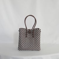 【7月13日(月)〜7月17日(金)発送】 Gummy Bag No.10 (Size: S) ' gingham ' _Urban Taupe