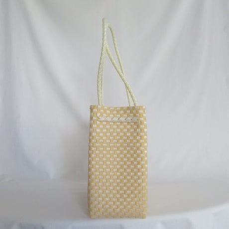 【8月31日(月)〜順次発送】 Gummy Bag No.25 (Size: M) ' gingham ' _Custard Fizz