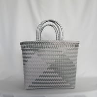 【8月10日(月)〜順次発送】  Mekearibag No.40 (Size: L) _ Silver × Yasashii Purple