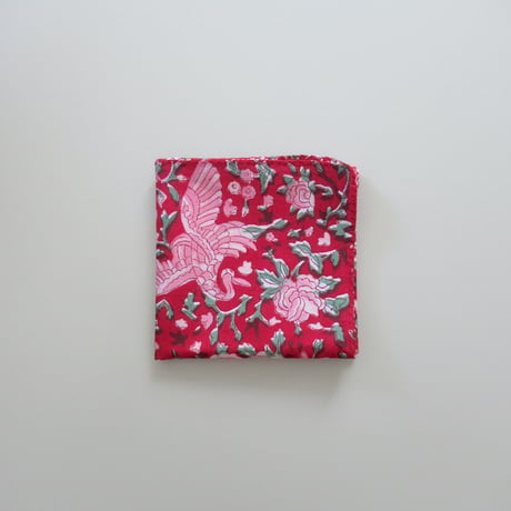 【7月13日(月)〜7月17日(金)発送】 Indian Cotton Handkerchief [H] - YR34