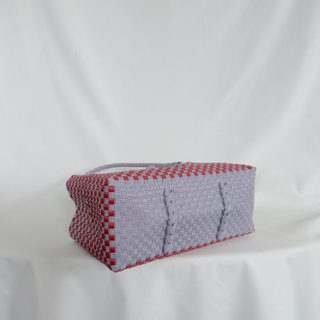 【7月13日(月)〜7月17日(金)発送】 BOSTON BAG No.26 'gingham' _ Humid cherry