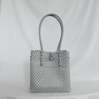 【8月24日(月)〜8月28日(金)発送】 Gummy Bag No.18 (Size: M) ' gingham ' _Silver Obscura