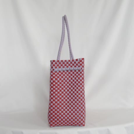 【7月21日(火)〜7月24日(金)発送】 Gummy Bag No.24 (Size: L) ' gingham ' _Humid Cherry