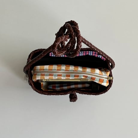 【6月22日(月)〜6月26日(金)発送】 Hello Bag No.32 ' gingham ' _Pansy