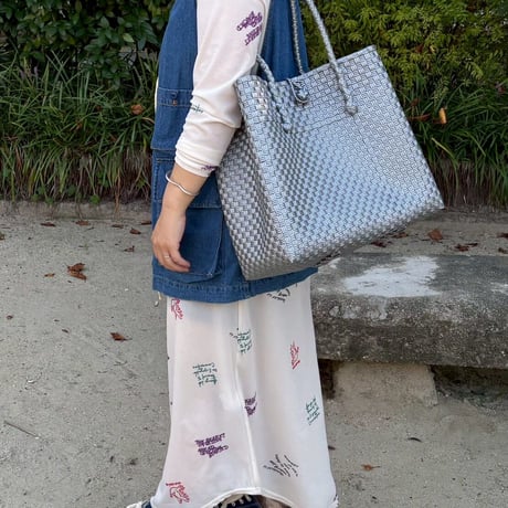 【11月2日(月)〜11月6日(金)発送】Gummy Bag No.403 (Size: L) _Metallic Silver