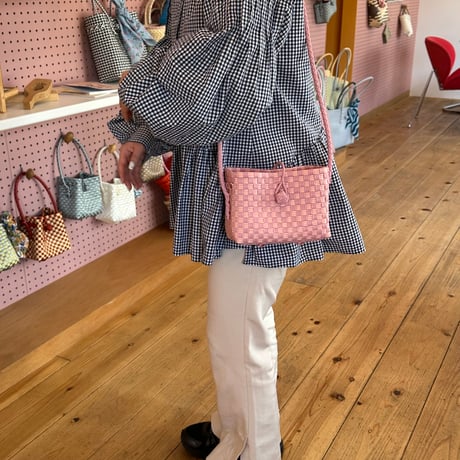 【6月8日(月)〜6月12日(金)発送】  Hello Bag No.30 ' gingham '_ Pink Jelly Bean