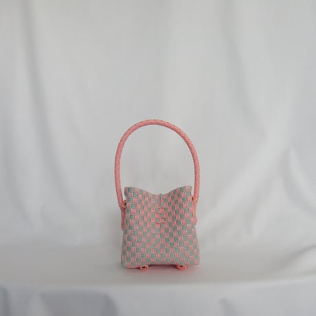 【6月22日(月)〜6月26日(金)発送】 BÉBÉ BAG No.14 ' gingham ' _Cotton Candy