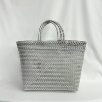 【6月29日(月)〜7月3日(金)発送】 Mekearibag No.22 (Size: L) _Silver × Gomashio