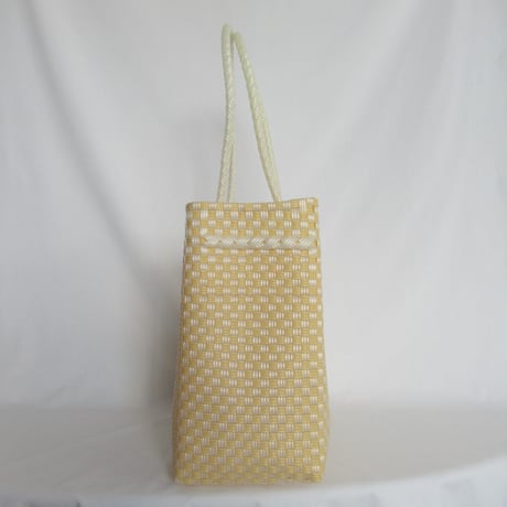 【8月31日(月)〜順次発送】 Gummy Bag No.37 (Size: L) ' gingham ' _Custard Fizz