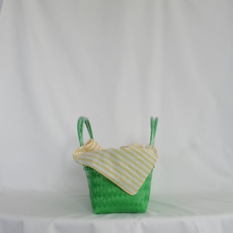 【6月29日(月)〜7月3日(金)発送】  Bag×Handkerchief［H］Mekearibag BOUQUET _Pure Green