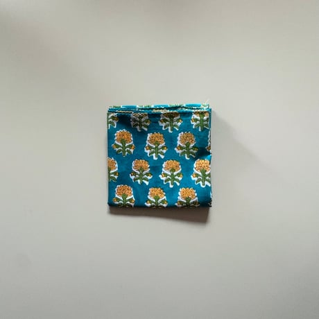 【7月27日(月)〜7月31日(金)発送】 Indian Cotton Handkerchief [D] - DG29