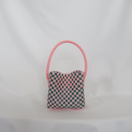 【6月15日(月)〜6月19日(金)発送】 BÉBÉ BAG No.14 ' gingham ' _ Guava