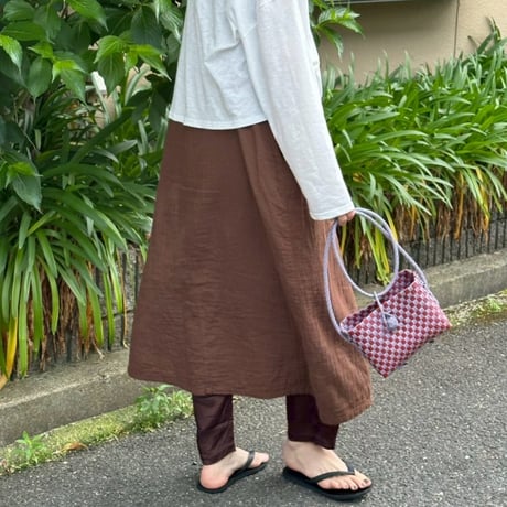【6月8日(月)〜6月12日(金)発送】 Hello Bag No.26 ' gingham '_Humid Cherry