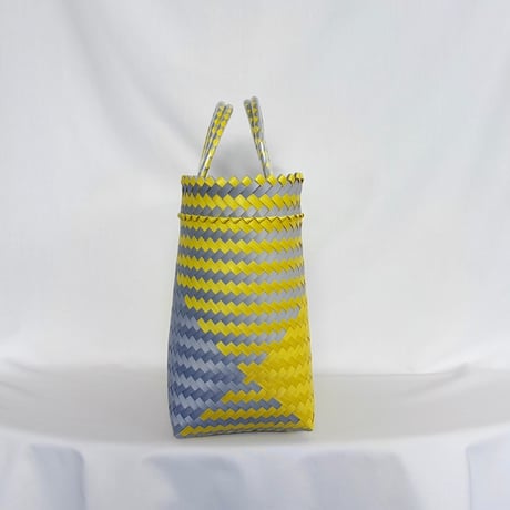 【7月27日(月)〜7月31日(金)発送】 Mekearibag No.24 (Size: L) _Yellow Silver (cross)