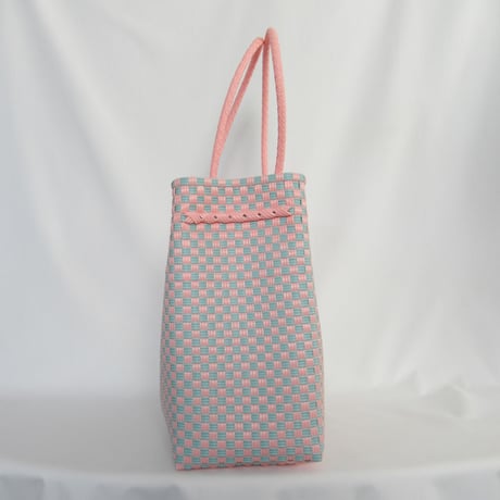 【6月22日(月)〜6月26日(金)発送】 Gummy Bag No.23 (Size: L) ' gingham ' _Cotton Candy