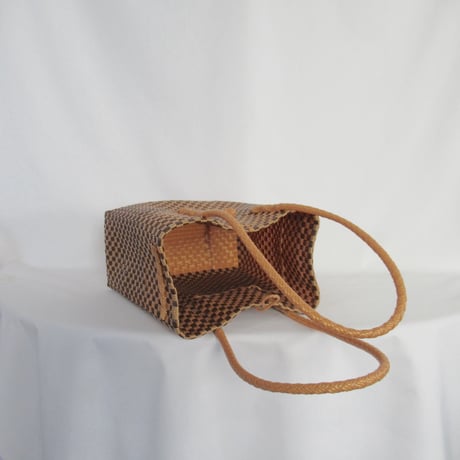 【9月24日(木)〜9月25日(金)発送】 Gummy Bag No.21 (Size: M) ' gingham ' _Caramel Mocha