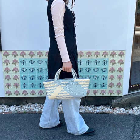 【6月8日(月)〜6月12日(金)発送】  Mekearibag BOUQUET(cross) No.8 _Yasashii Blue × Butter