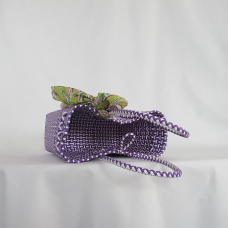 【6月29日(月)〜7月3日(金)発送】 Bag×Handkerchief［E］Gummybag (Size : S) _Echalote Purple (soft)