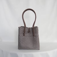 【7月21日(火)〜7月24日(金)発送】 Gummy Bag No.17 (Size: M) ' gingham ' _Urban Taupe