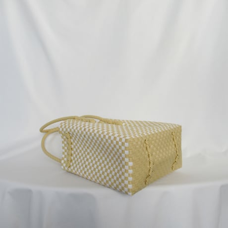 【7月13日(月)〜7月17日(金)発送】 Gummy Bag No.17 (Size: M) ' gingham ' _Milk Crepe