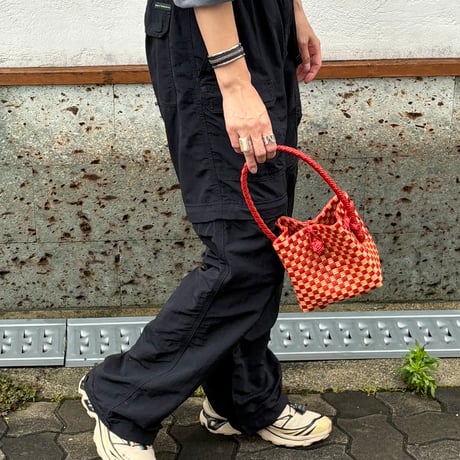 【7月13日(月)〜7月17日(金)発送】 BÉBÉ BAG No.8 ' gingham ' _ Chinatown