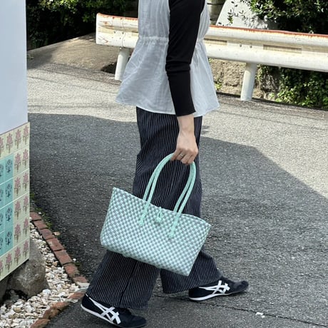 【10月26日(月)〜10月30日(金)発送】 BOSTON BAG No.15  'gingham' _Orchid Dew