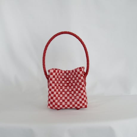 【6月8日(月)〜6月12日(金)発送】 BÉBÉ BAG No.4 ' gingham ' _Poppy