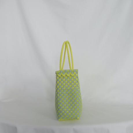 【7月21日(火)〜7月24日(金)発送】 Gummy Bag No.5 (Size: S) ' gingham ' _Lemongrass