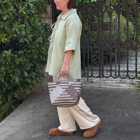 【8月24日(月)〜8月28日(金)発送】  Mekearibag No.16 (Size S) _Mocha Silver