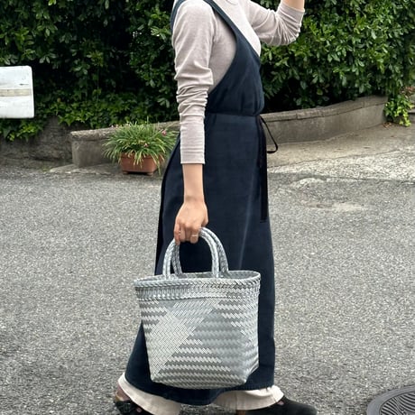 【8月31日(月)〜順次発送】 Mekearibag No.26 (Size: M) _Silver × Gomashio