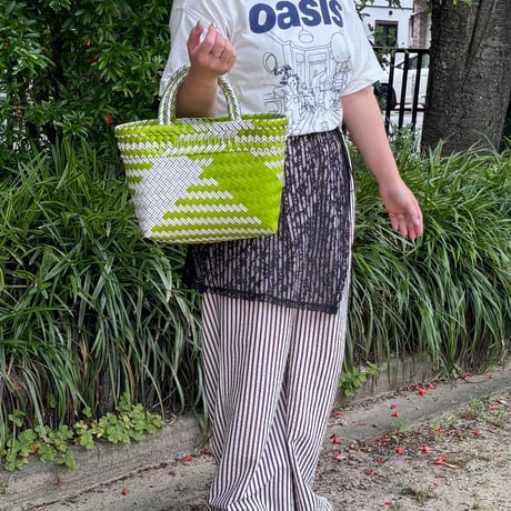 【6月22日(月)〜6月26日(金)発送】 Mekearibag No.13 (Size: S) _Lime × Gomashio