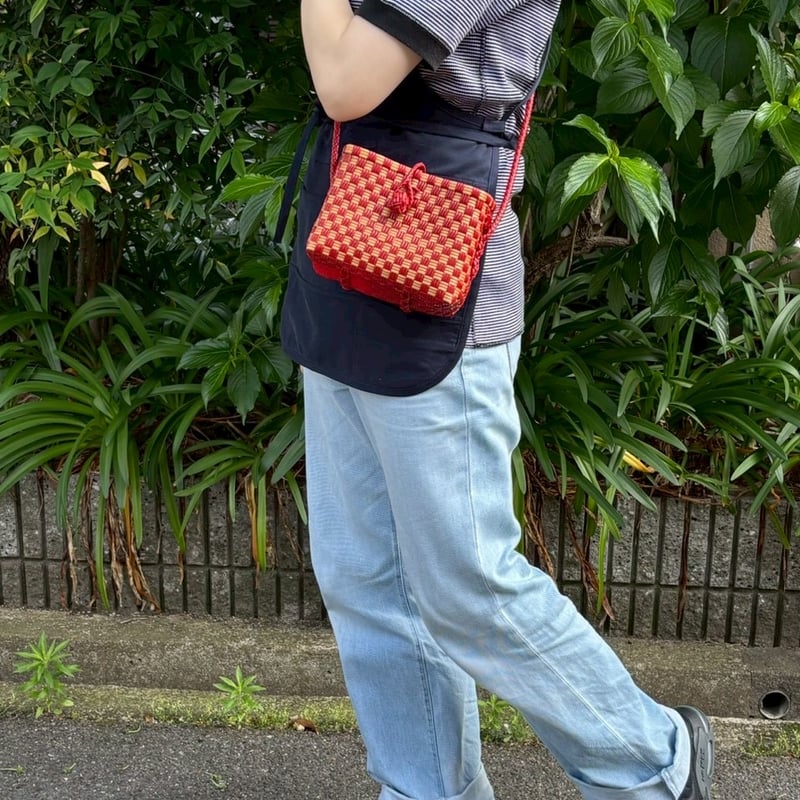 mekearisa メケアリサ　Hello bag 美品 8月3日(月)〜8月7日(金)発送】 Hello Bag No.20 ' gingham '