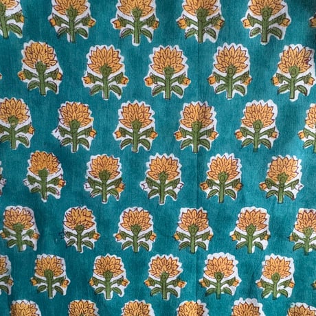 【7月27日(月)〜7月31日(金)発送】 Indian Cotton Handkerchief [D] - DG29