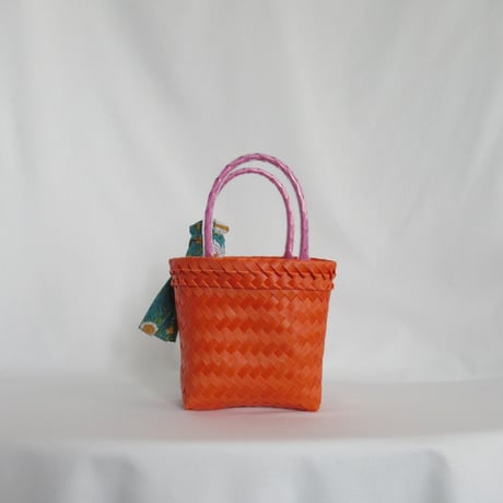 【6月8日(月)〜6月12日(金)発送】 Bag×Handkerchief［A］Mekearibag (Size : XS) _Bloom