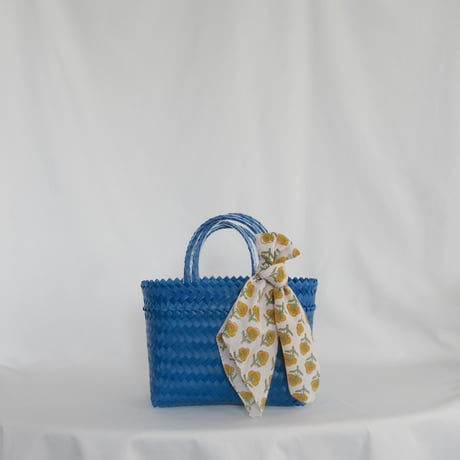 【6月29日(月)〜7月3日(金)発送】 Bag×Handkerchief［C］Mekearibag (Size : S) _Deep Ocean