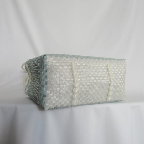 【11月2日(月)〜11月6日(金)発送】Gummy Bag No.500 (Size: L) ' gingham ' _Dusty Blue Fizz